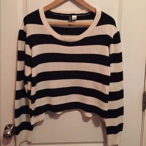 🚫SOLD🚫 Striped Crop Sweater